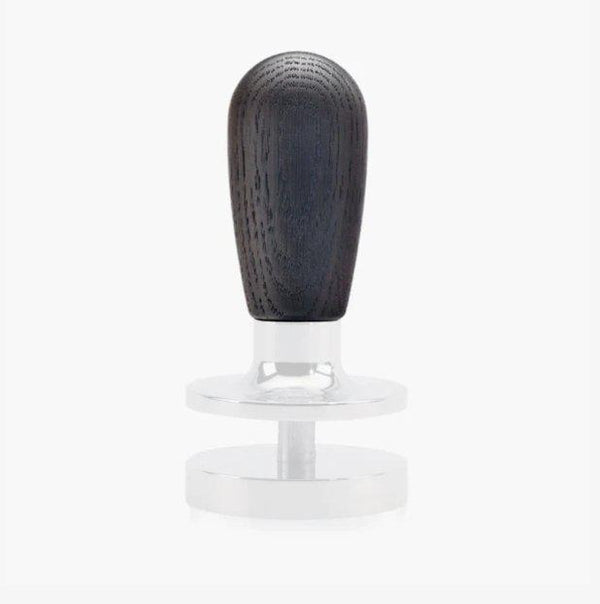 Tamper handtag i trä-Tamper-Wiedemann Manufuktur-Fjäder reglerad-Svart ek-Barista och Espresso