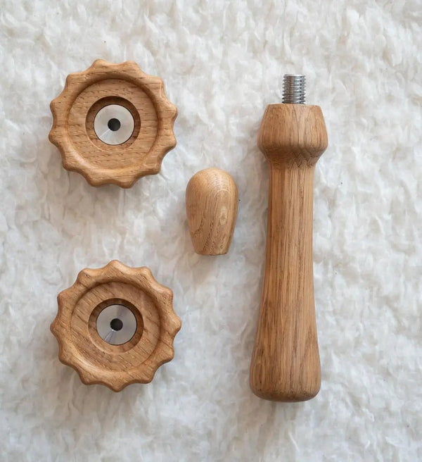 Elemento de control de madera - Barista y Espresso