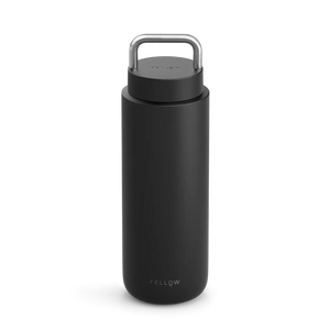 Taza térmica aislada mate negra con práctico asa para viajes, parte de Take away, Fellow, Últimas novedades, todo sobre café.