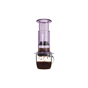 AeroPress morada transparente