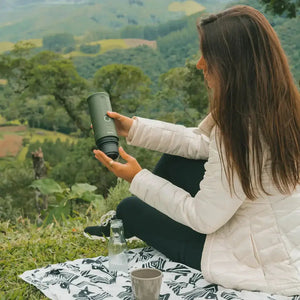 Nano Cafetera Portátil - Verde Bosque OUTIN