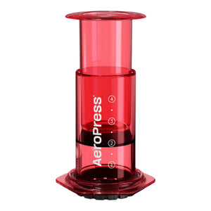 AeroPress Rojo transparente
