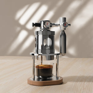 Máquina de espresso neumática alemana | Escritorio de 58 mm accionado por aire