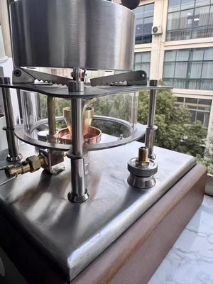 Cocina alemana de gas | Estación de trabajo con ventilación segura | Fuente de calor todo en uno