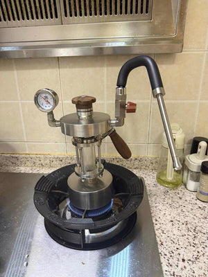 Estación de vapor visual Aleman Z-serien | Espumador de leche profesional (modelo Gatling)