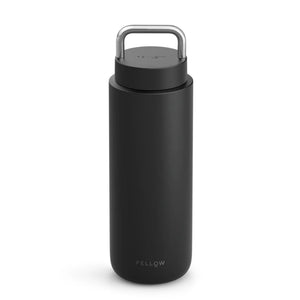Taza térmica aislada negra con asa para bebida portátil, parte de Fellow, para llevar, más vendido, todo sobre café.