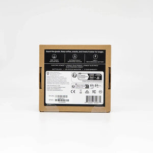 Embalaje para tapa eléctrica negra con cierre al vacío, EspressoGear, Fellow, Repuestos, todo sobre café