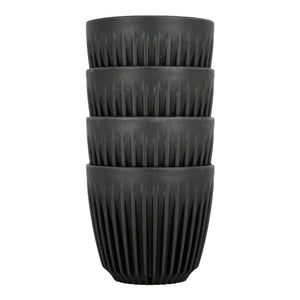 Taza 6oz Carbón 4 piezas - Huskee HUSKEE