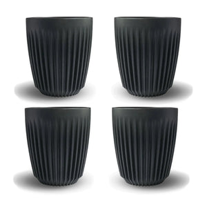 Taza 8oz Carbón 4 piezas - Huskee HUSKEE