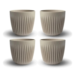 Taza 6oz Natural 4pcs - Huskee HUSKEE
