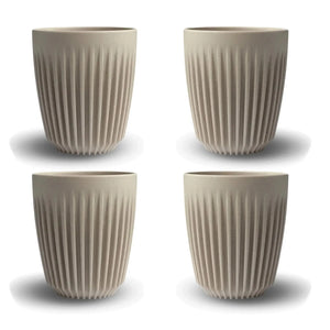 Taza 8oz Natural 4pcs - Huskee HUSKEE