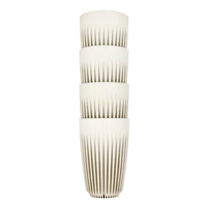 Taza 12oz Natural 4 piezas - Huskee HUSKEE