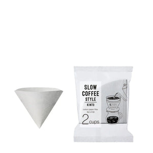 Filtros de papel de algodón Kinto para 2 tazas - Paquete de 60 Kinto