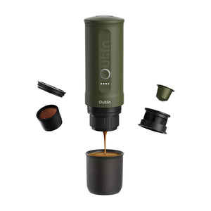 Nano Cafetera Portátil - Verde Bosque OUTIN
