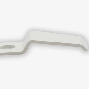 Soporte blanco para Portafiltro que ofrece un descanso seguro en la Estación de prensado para espresso, compatible con Wiedemann, todo sobre café.
