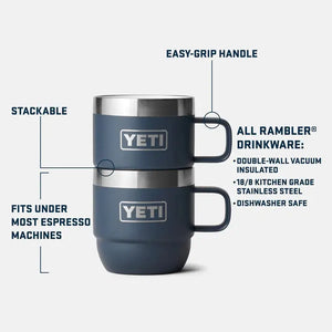Vaso Apilable Rambler 177ml 2pk - Blanco YETI