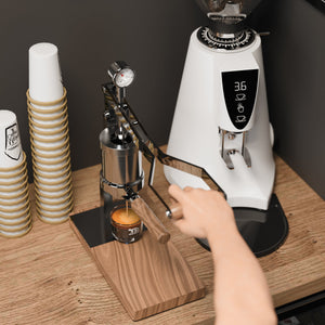Aleman 2 máquina de espresso manual | Control de temperatura PID y grupo profesional de 58 mm
