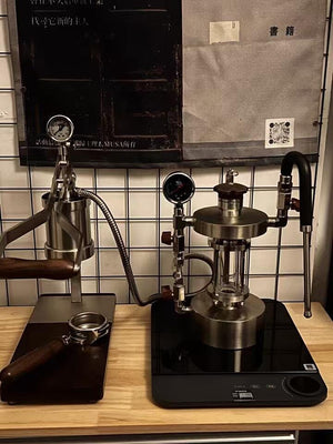 Aleman 2 máquina de espresso manual | Control de temperatura PID y grupo profesional de 58 mm
