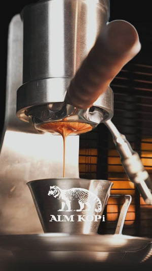 Máquina de espresso Aleman Sniper con palanca manual | Precision Tower en acero inoxidable