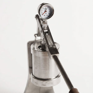 Máquina de espresso Aleman Sniper con palanca manual | Precision Tower en acero inoxidable