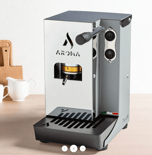 Aroma Plus+ – Kompakt italiensk espressomaskin för pods - Barista och Espresso