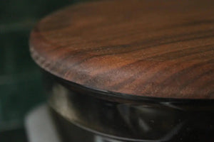 Tapa de madera BAARK – The Bean II para depósito de granos Sage - Barista y Espresso