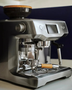 Tapa de madera BAARK – The Bean II para depósito de granos Sage - Barista y Espresso