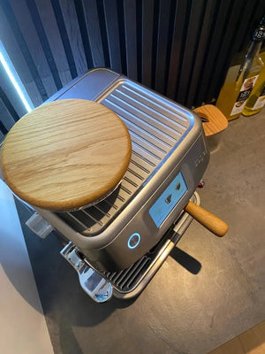 Tapa de madera BAARK – The Bean II para depósito de granos Sage - Barista y Espresso
