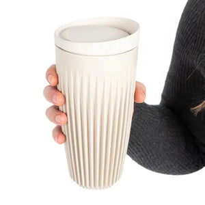 Taza 16oz Natural 4 piezas - Huskee HUSKEE