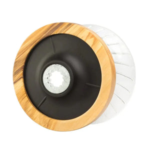 Goteador de Café de Vidrio V60 02 - Madera de Olivo HARIO