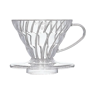 V60 Plastic Dripper, Transparent - Barista och Espresso
